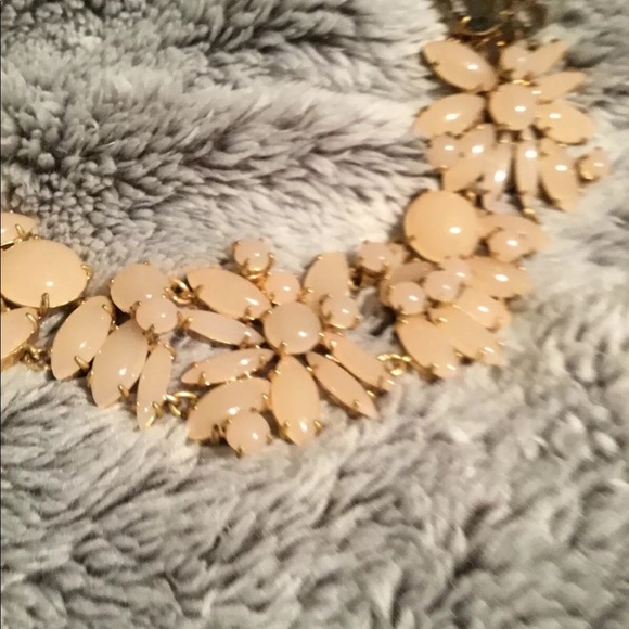 J. Crew two tone floral necklace NWT - Picture 2 of 6
